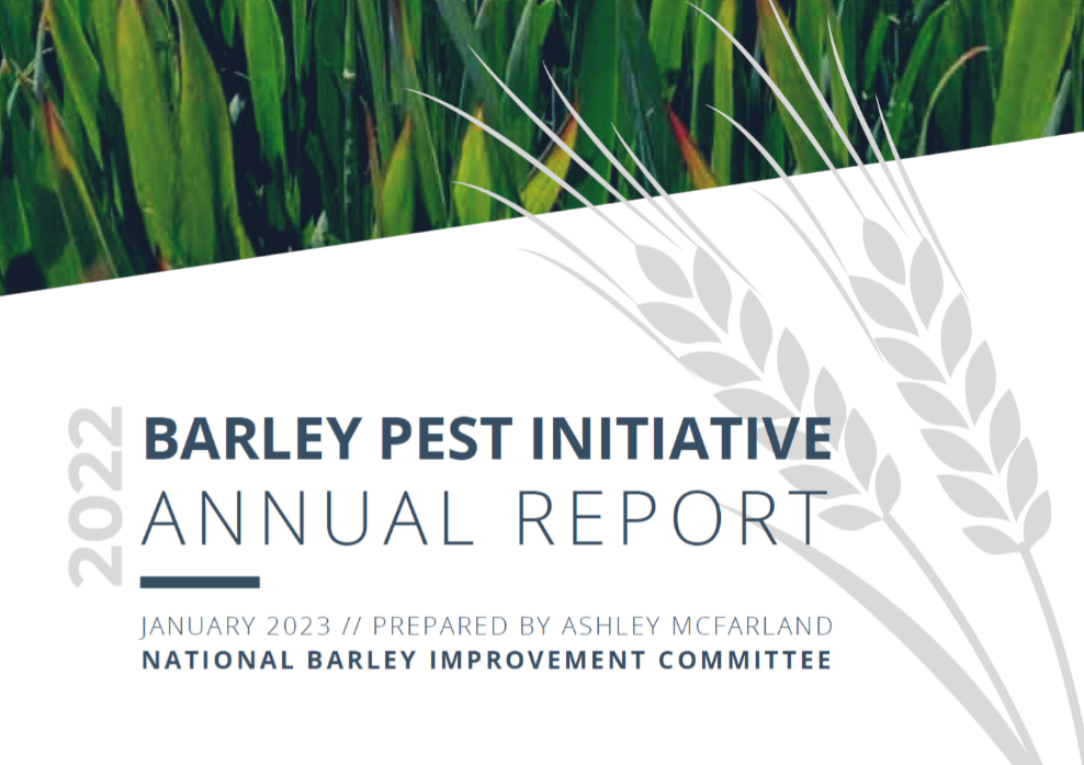 Barley Pest Initiative annual report released highlighting two years of progress