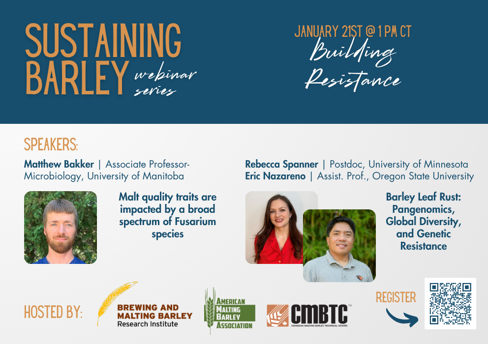 Sustaining Barley Webinar Series | Building Resistance